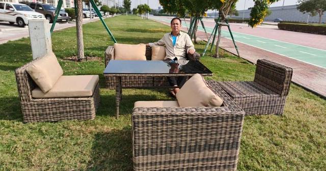 outdoor garden sofa